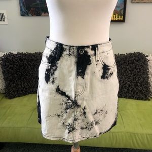 Zara Tie-Dye High-Waisted Mini Skirt Size Small